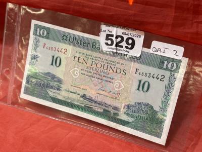 2007 ULSTER BANK £10