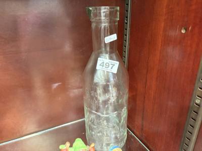 GLASS MILK BOTTLE