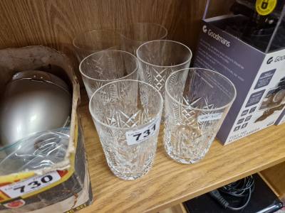 6 X WATERFORD TUMBLERS