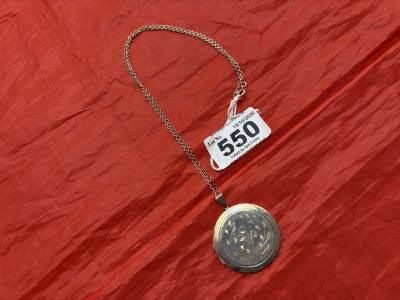 SILVER CHAIN + LOCKET