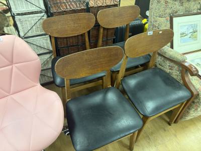 4 X MID CENTURY CHAIRS