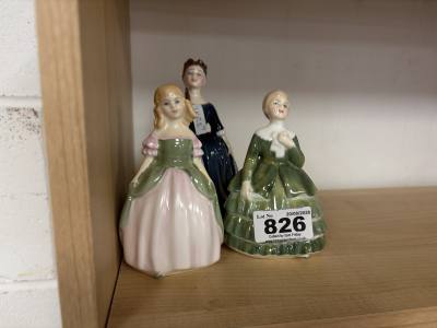 3 X DOULTON FIGURINES