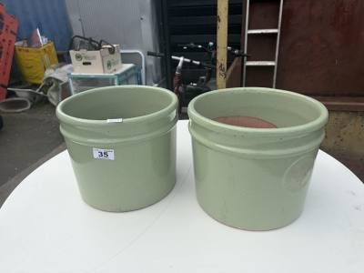 PAIR OF PLANTERS