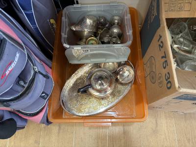 2 X BOXES OF SILVERPLATE