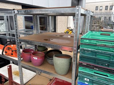2 X SHELVING UNITS