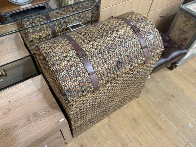 DOME TOP WICKER BASKET