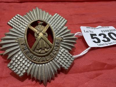 ORIGINAL ROYAL SCOTS CAP BADGE