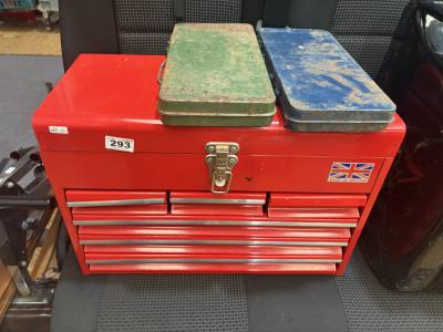 TOOL BOX + 2 X SOCKET SETS