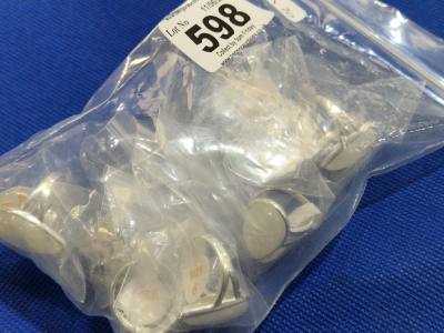 BAG OF NEW SILVER RINGS