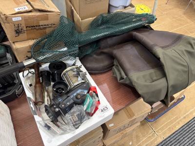 LOT OF FISHING EQUIPMENT