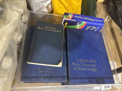 BOX OF DICTIONARIES