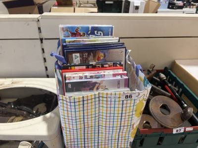 BAG OF DVDS