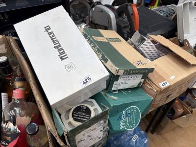 4 X BOXES OF FISHING REELS / SPOOLS