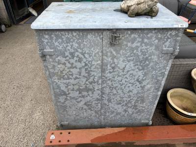 GALVANISED COAL/WOOD BOX