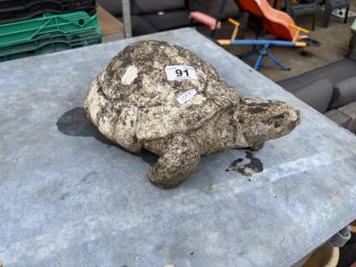STONEWARE GARDEN TORTOISE