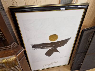 2 X LARGE ADVERTISING PRINTS