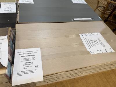 14 X BOXES OF FLOORING (NIGHTMIST WHITE OAK)