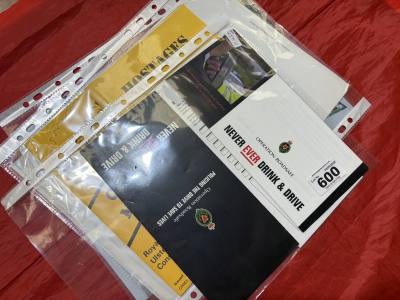 LOT OF RUC LEAFLETS