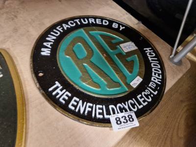 ENFIELD CYCLE SIGN