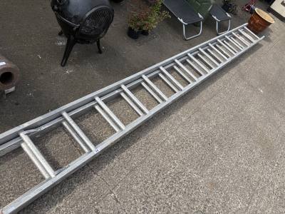 2 TIER ALUMINIUM LADDER