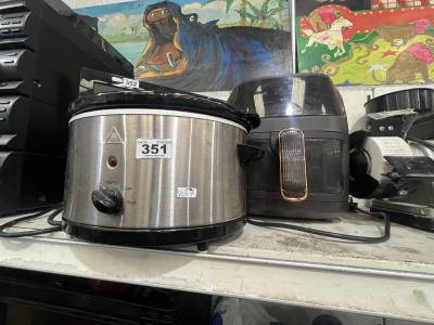 ELECTRIC AIR FRYER + SLOW COOKER