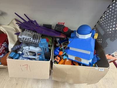 2 X BOXES OF TOYS
