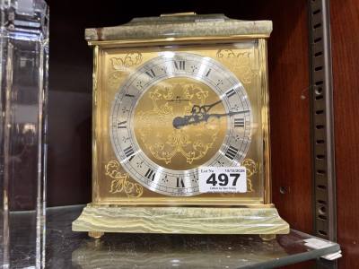 MARBLE MANTLE CLOCK