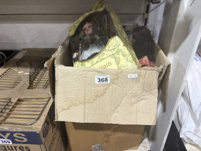 BOX OF DOLLS