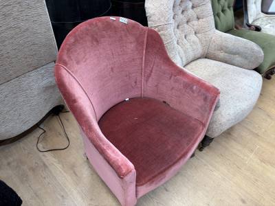 FABRIC TUB CHAIR