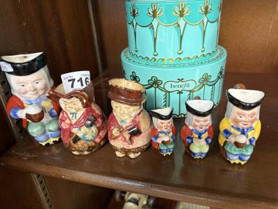 LOT OF CHARACTER JUGS