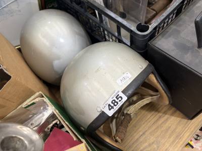 2 X MOTORBIKE HELMETS
