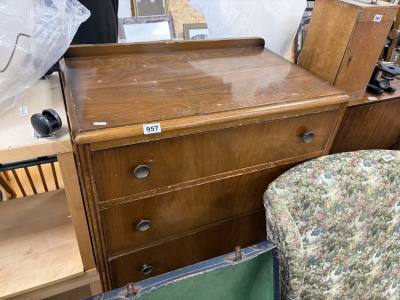 MAHOGANY DRAWER CHEST