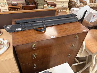 LAMINATE MID CENTURY DRAWER CHEST