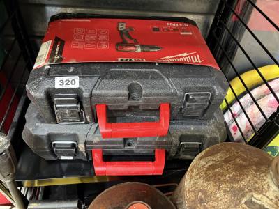 2 X MILWAUKEE TOOL BOXES
