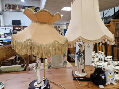 PAIR OF FIGURE LAMPS