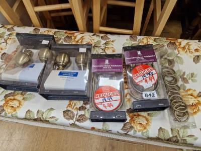 LOT OF TIE BACKS ETC