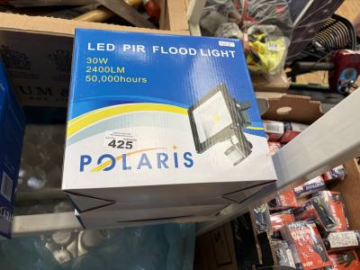 2 LED PIR FLOOD LIGHTS