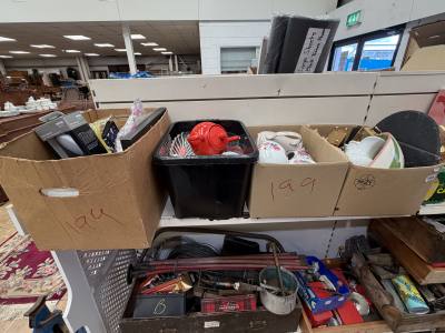 4 X BOXES OF ASSORTED CHINA ETC