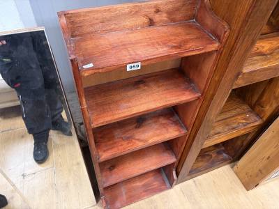 HARDWOOD BOOKSHELF
