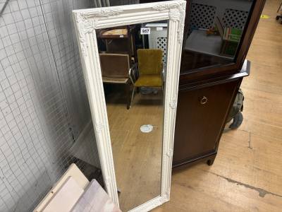 MIRROR + 2 X CURTAIN POLES