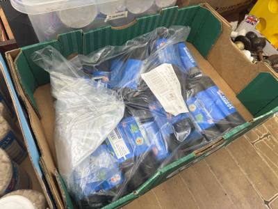 BOX OF BLACK BAGS