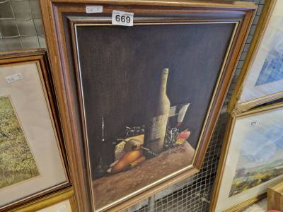SIGNED STILL LIFE OIL