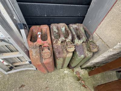 3 X JERRY CANS
