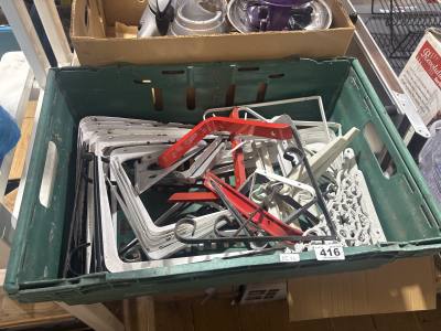 BOX OF BRACKETS