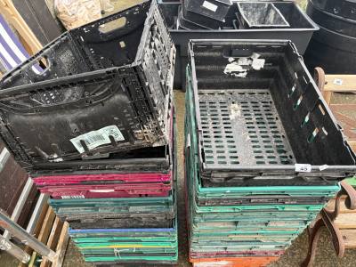 LOT OF CRATES