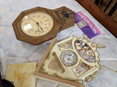 2 WALL CLOCKS