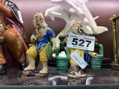 2 X CHINESE MUDMEN FIGURES