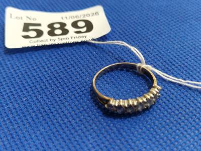 9CT ETERNITY RING (2.3 GRAMS)