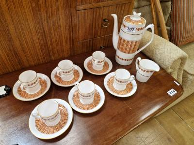 SPODE TERRA ROSE COFFEE SET