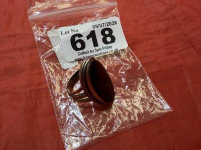 SILVER JET SIGNET RING